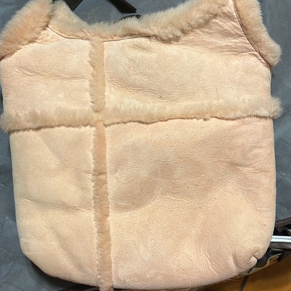 UGG Pink Shearling Shoulder Bag - Picture 11 of 16